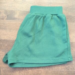 Crewcuts ribbed green shorts